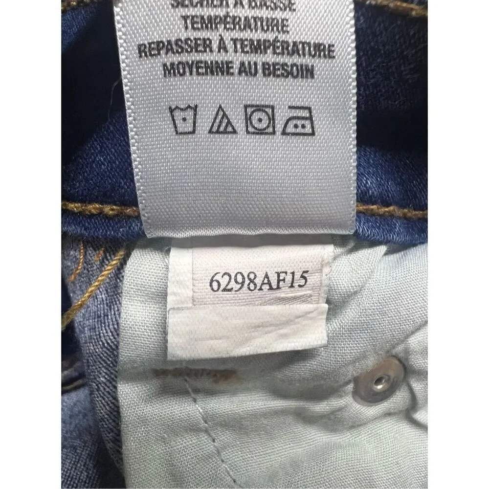 Aeropostale Women's Blue High Waisted Cotton Blend Jeggings Size 2